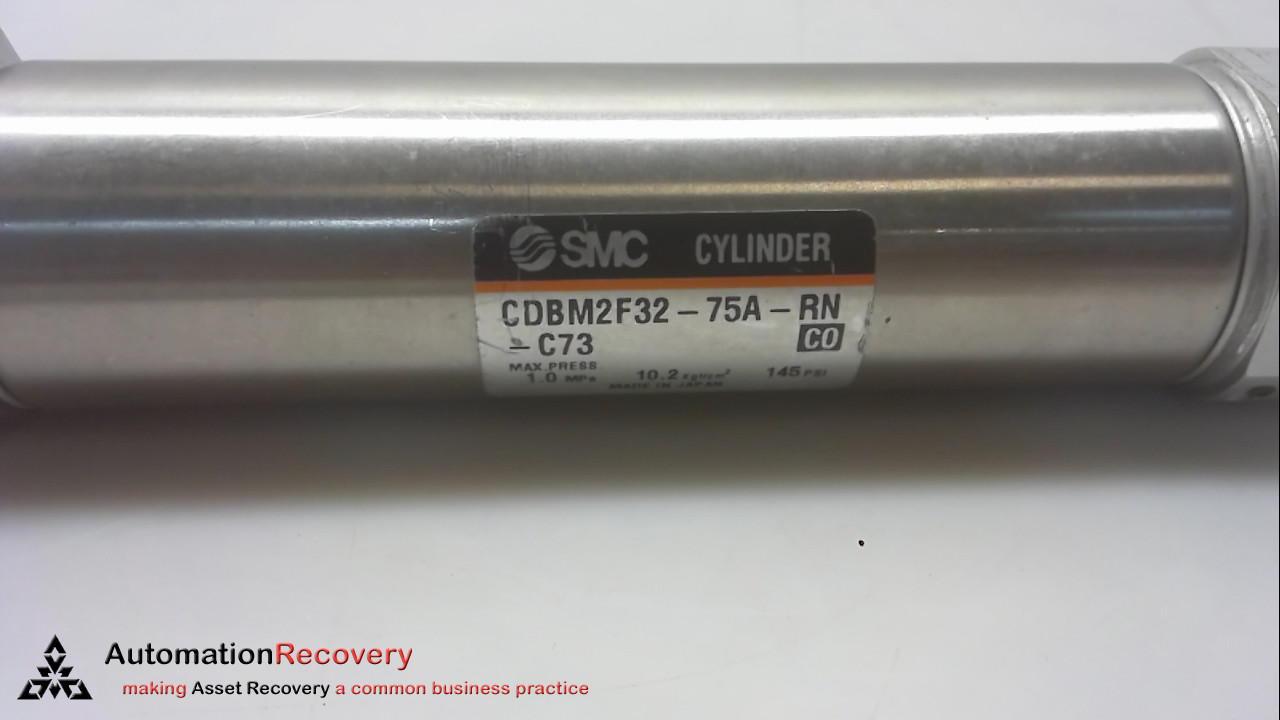 SMC CDBM2F32-75A-RN-C73, CYLINDER, 145 PSI, 1.0 MPS #262297