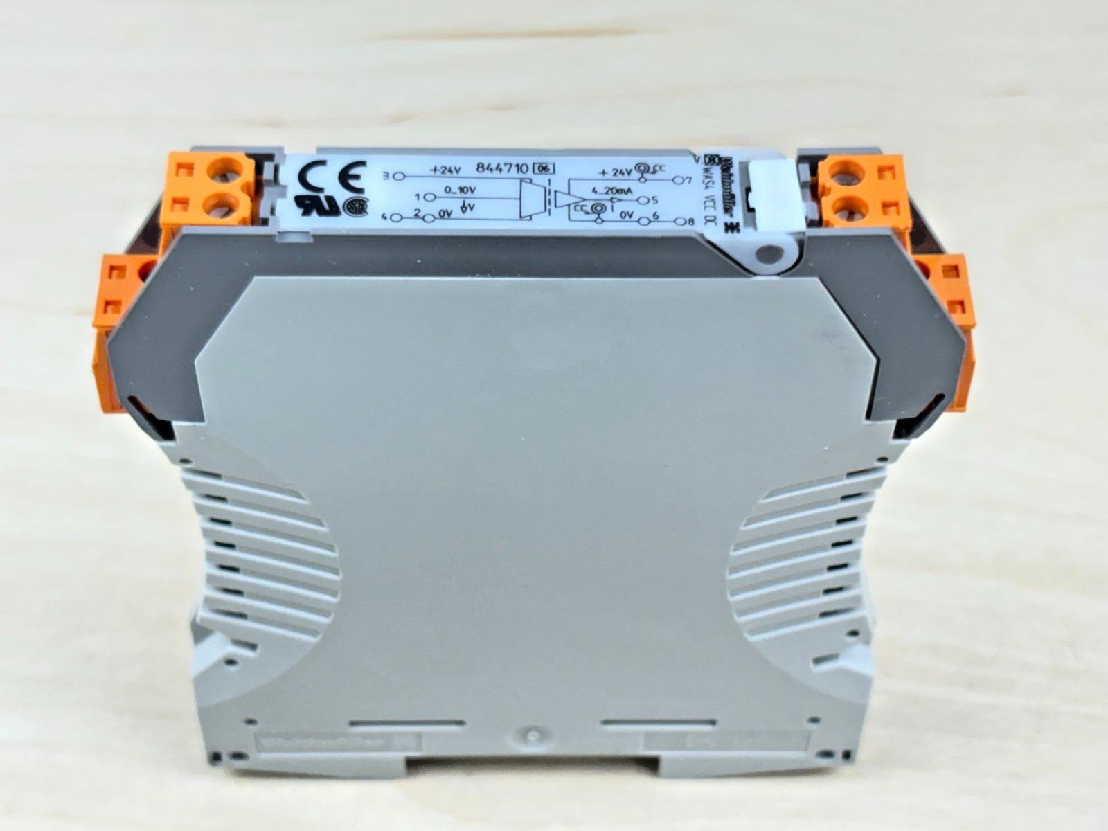 Weidmuller WAS4 VCC DC 0-10, 4-20MA Signal Converter / Disconnector, 84471 06