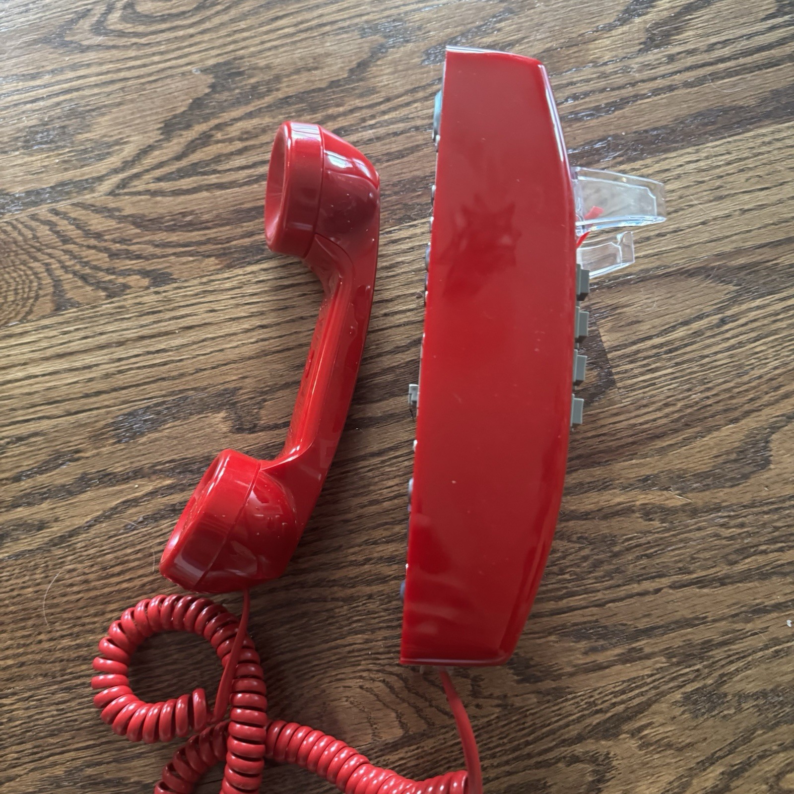 Standard Wall Phone, Red, T-25 Red W/O Mw