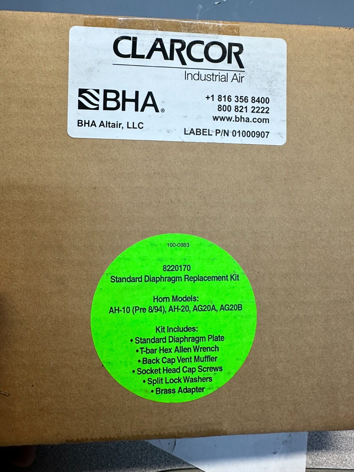 BHA ALTAIR LLC 8220170 AIR HORN DIAPHRAM REPLACEMENT KIT, BRAND NEW FREE SHIP