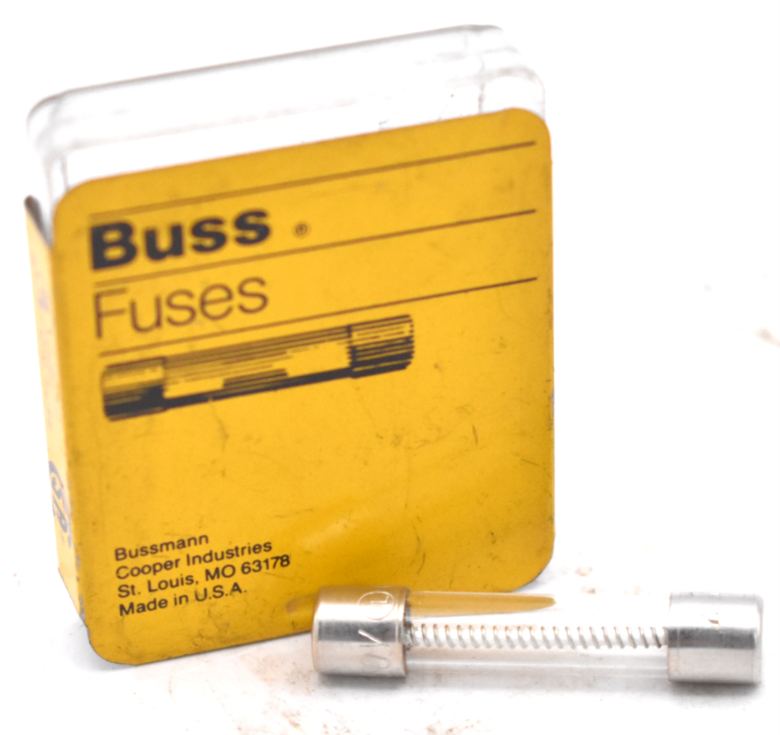 BUSSMANN MDL 7 FUSE GLASS 7A 250VAC 3AB 3AG (LOT OF 3)