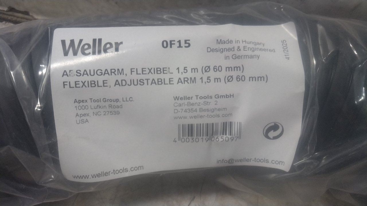Weller 0F15 Flexible Adjustable Arm