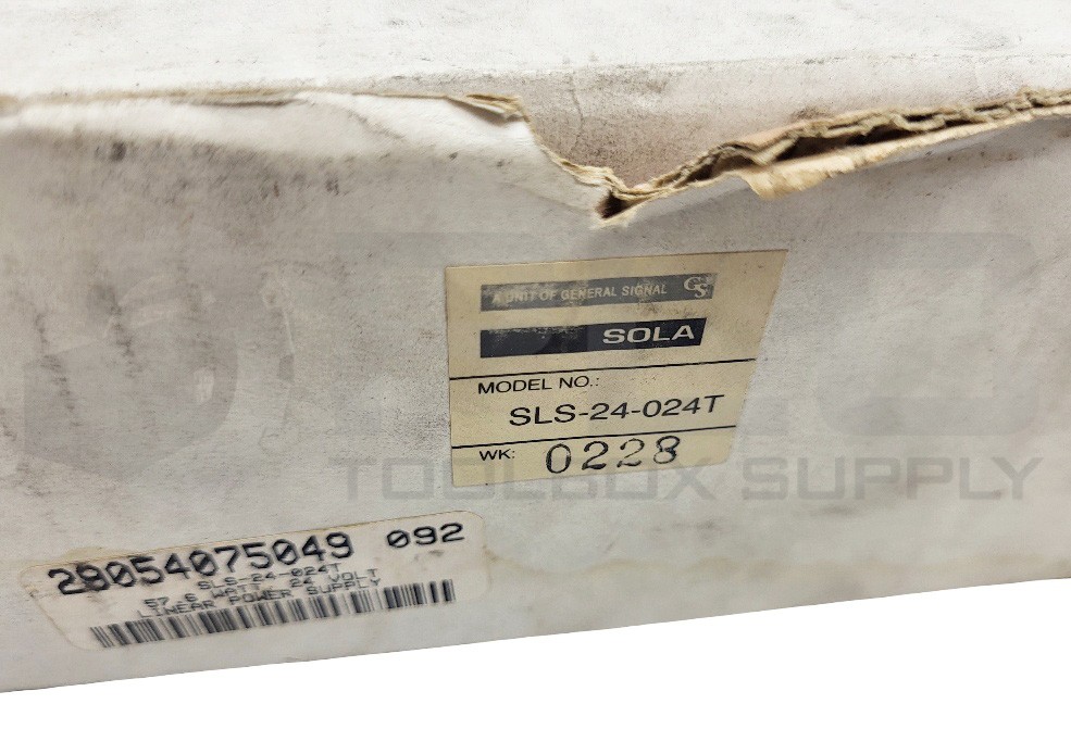 NEW SOLA SLS-24-024T LINEAR POWER SUPPLY 240V 1A 47-63HZ *READ*