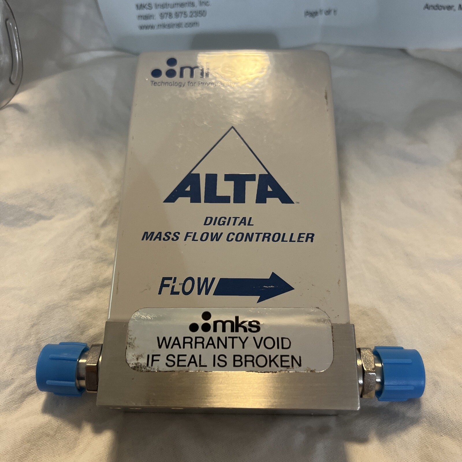 MK ALTA Digital Mass Flow Controller 1480A01521CR14M14