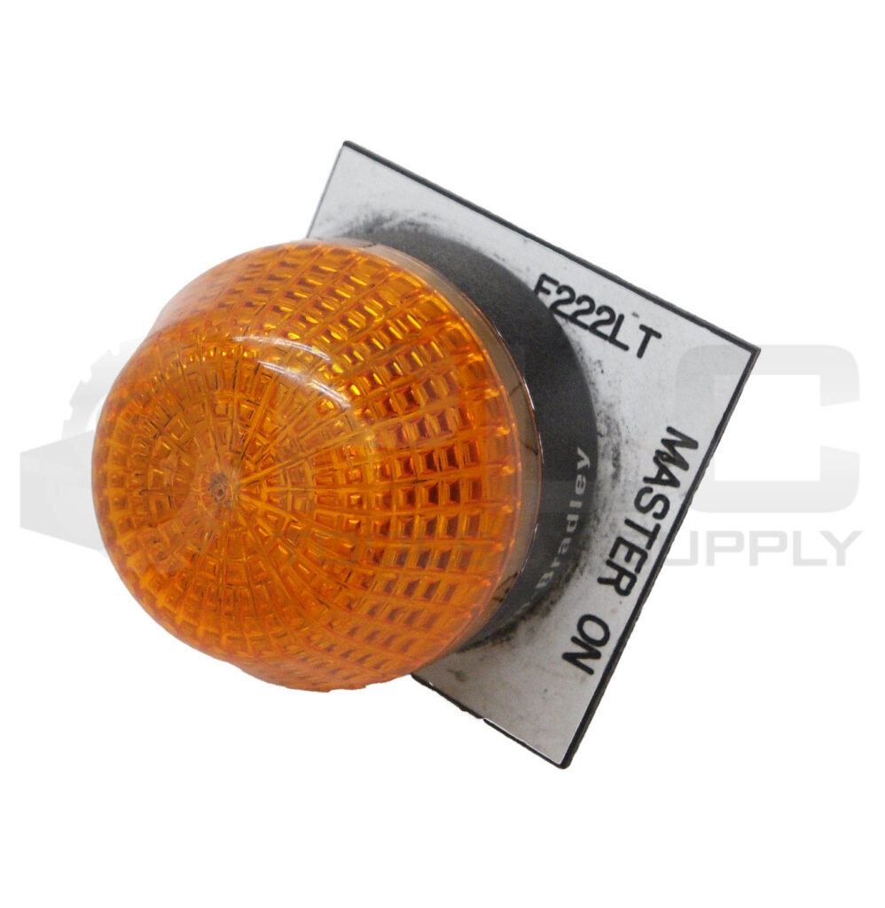 ALLEN BRADLEY 855PB-B24ME522 /A LED INDICATOR LIGHT AMBER 24V AC/DC