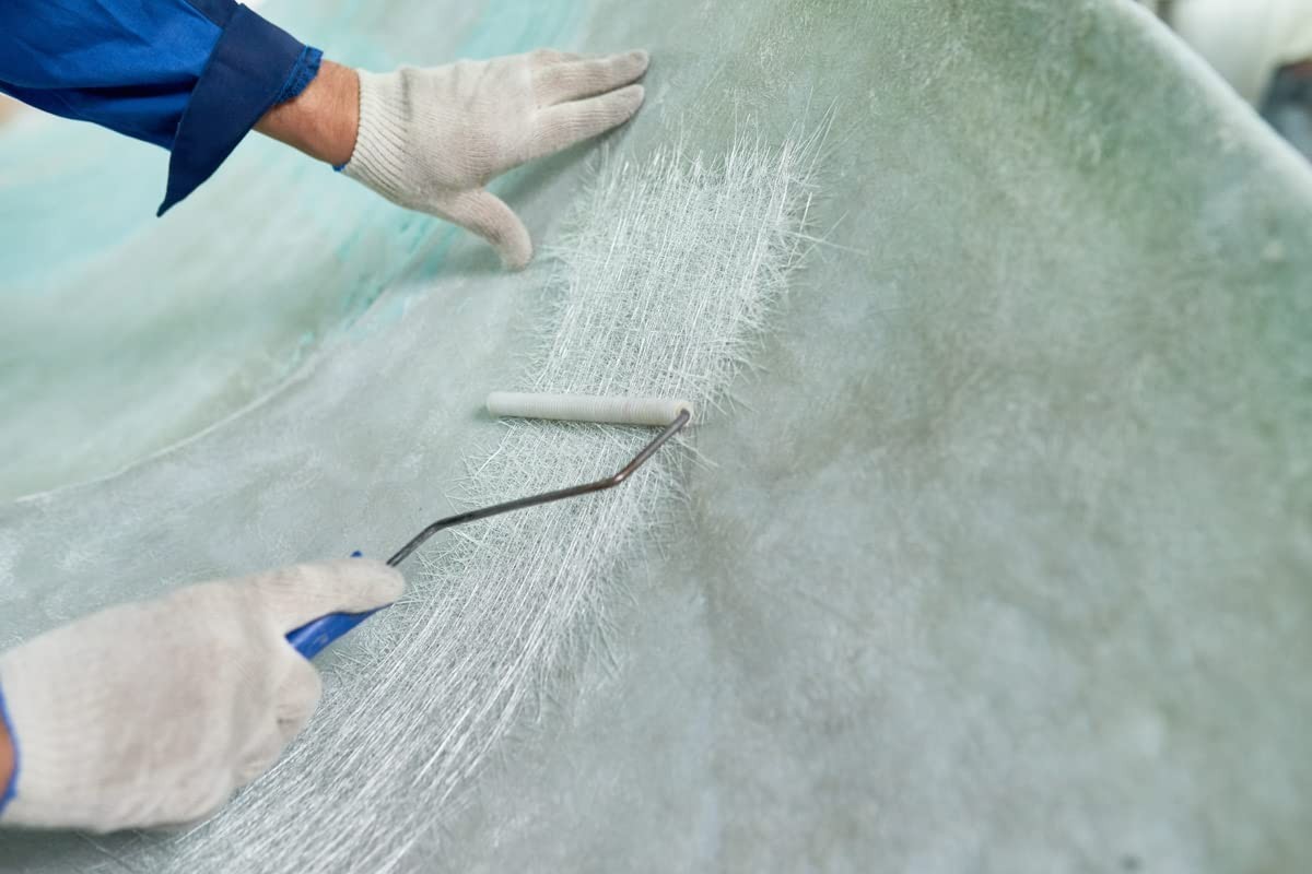 Fiberglass Chopped Strand Mat 50″ x 10 Yard 1oz CSM Marine Repair