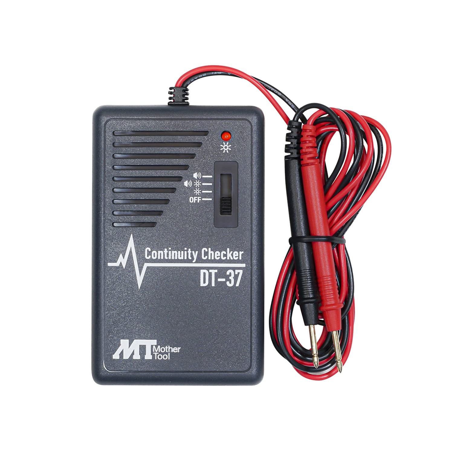 Mother Tool Continuity Checker Melody Sound/LED DT-37 Black, Red