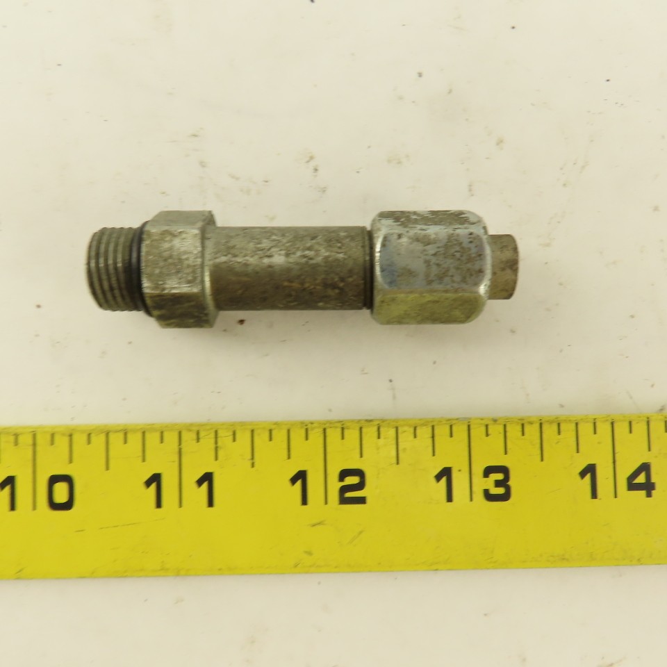 1/4″ OD Tube 9/16-18 JIC Flare 9/16-18 Male O-Ring Seat Extension 2-1/2″ OAL