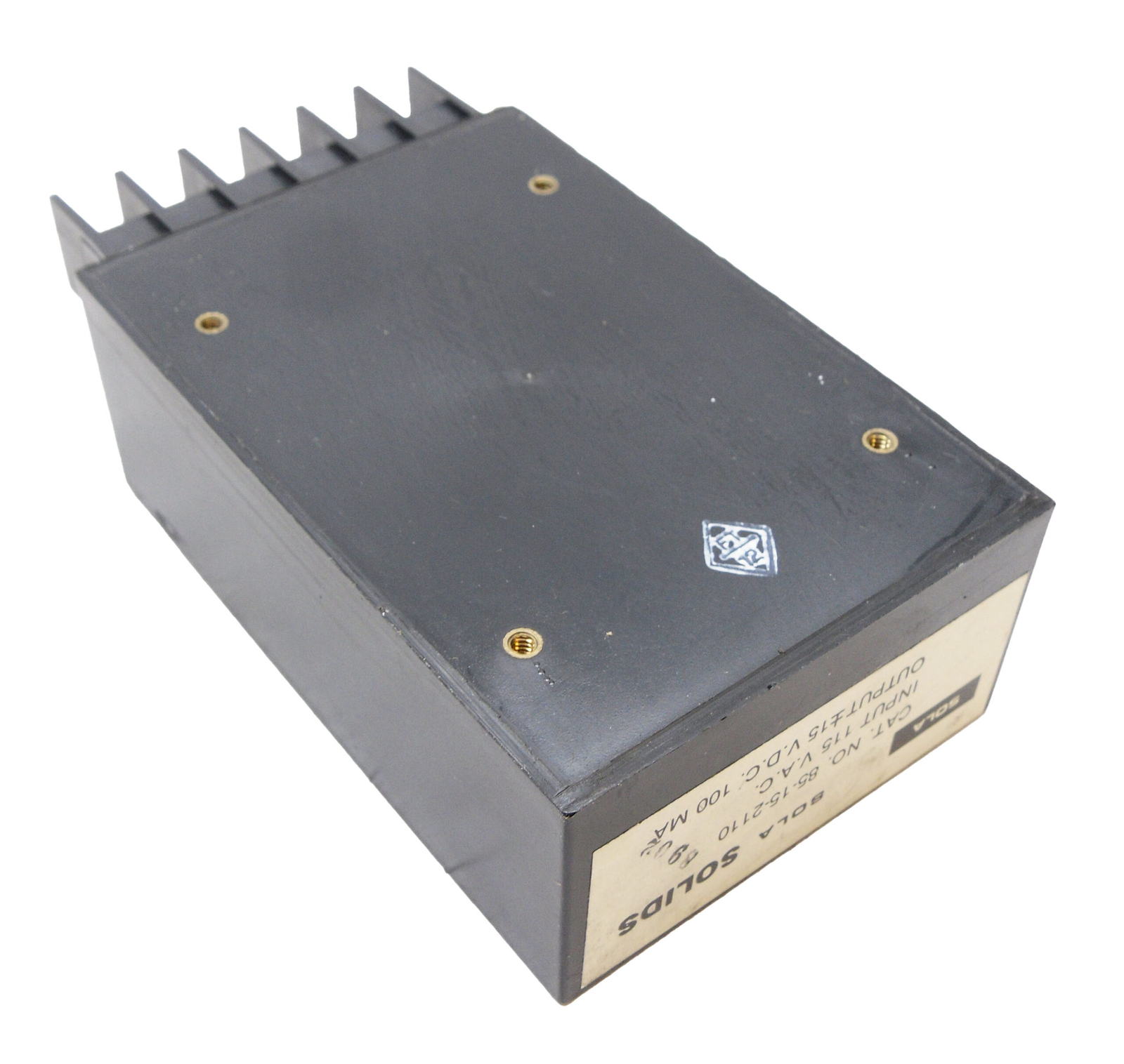 NEW SOLA 85-15-2110 POWER SUPPLY 115VAC 15VDC