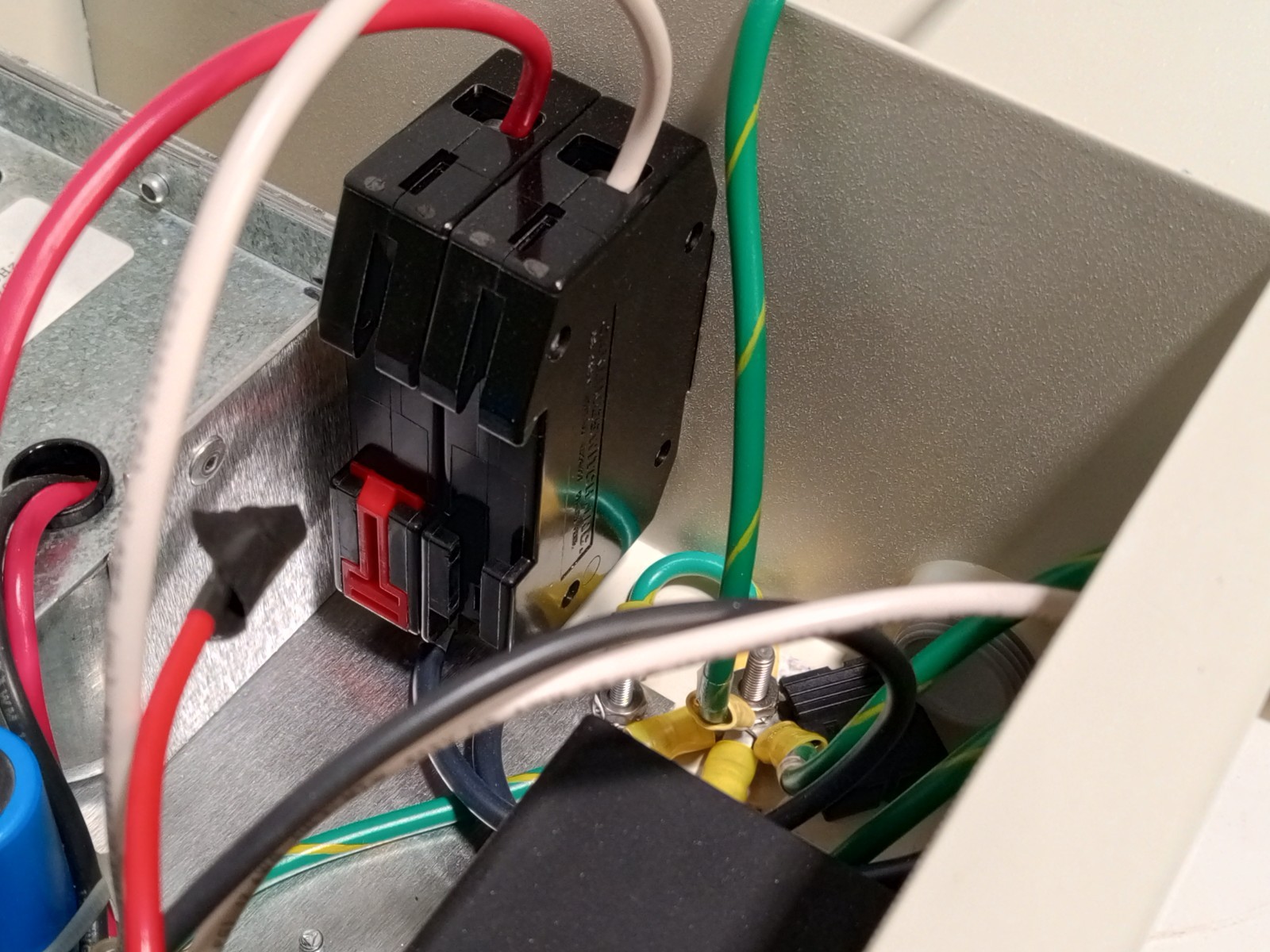 Enclosure Assy with Zero Surge OM20-240-R-A open-chassis surge protection module