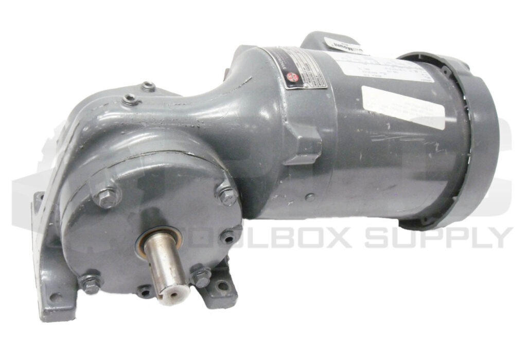 NEW US MOTORS E438 SYNCROGEAR MODULE RATIO: 58.0, E181 MOTOR 1/2HP 1145PM FR: 56