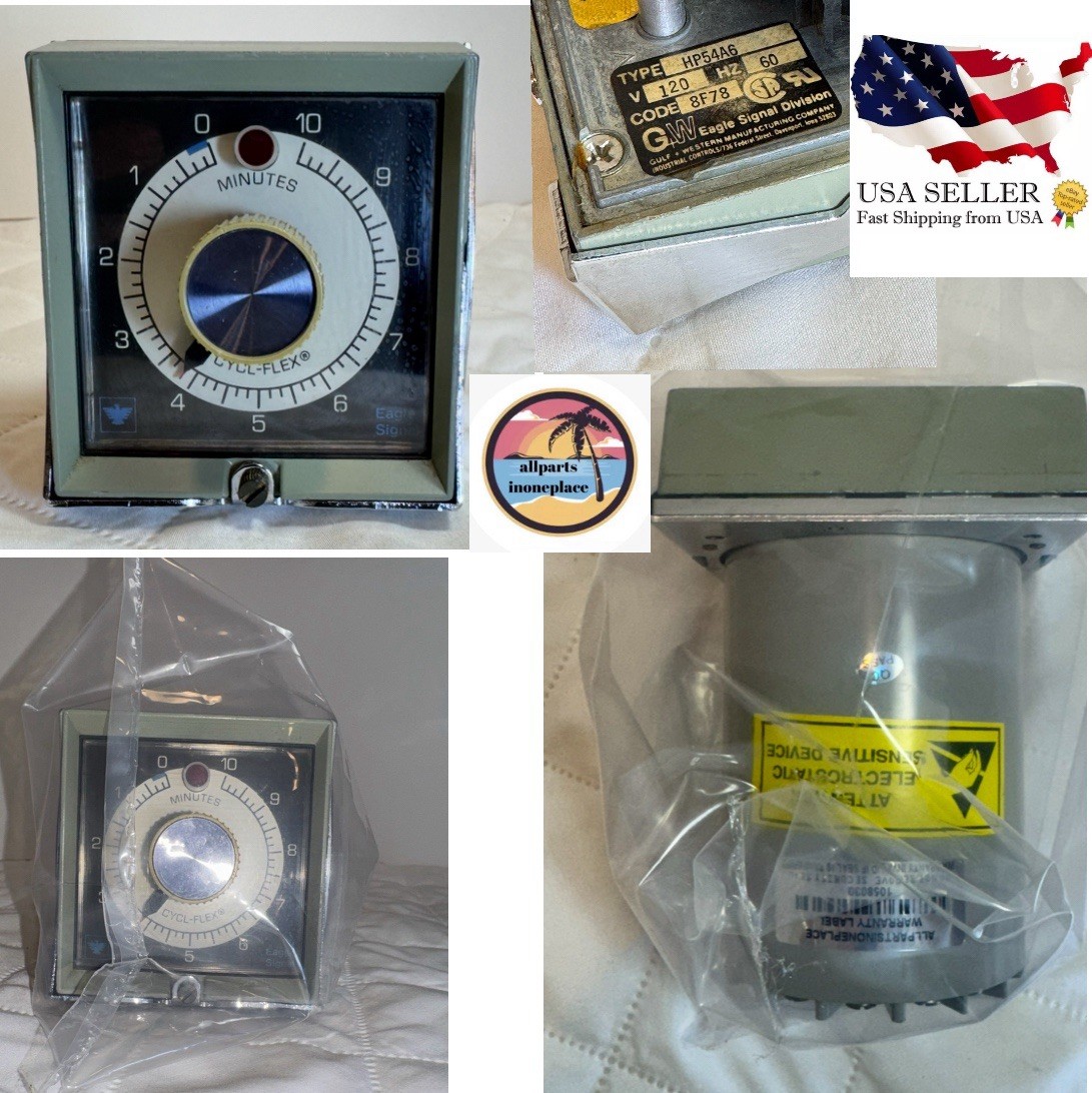 DANAHER CONTROLS HP54A6 HP54A6 Eagle Signal Reset Timer 10 Min 120VAC 60Hz