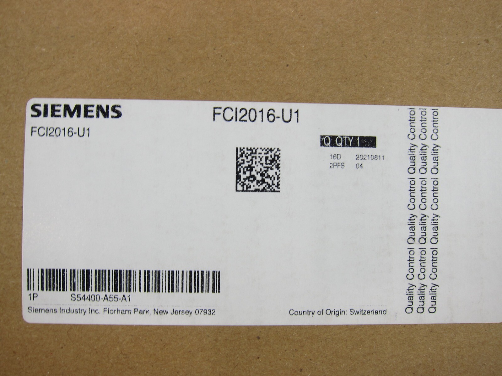 New SIEMENS FCI2016-U1 Periphery Board FCI2016U1