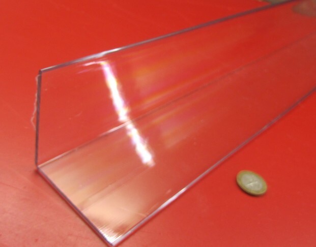 Polycarbonate Angle .100″ Thick x 2.50″ Arms x 48″ Long
