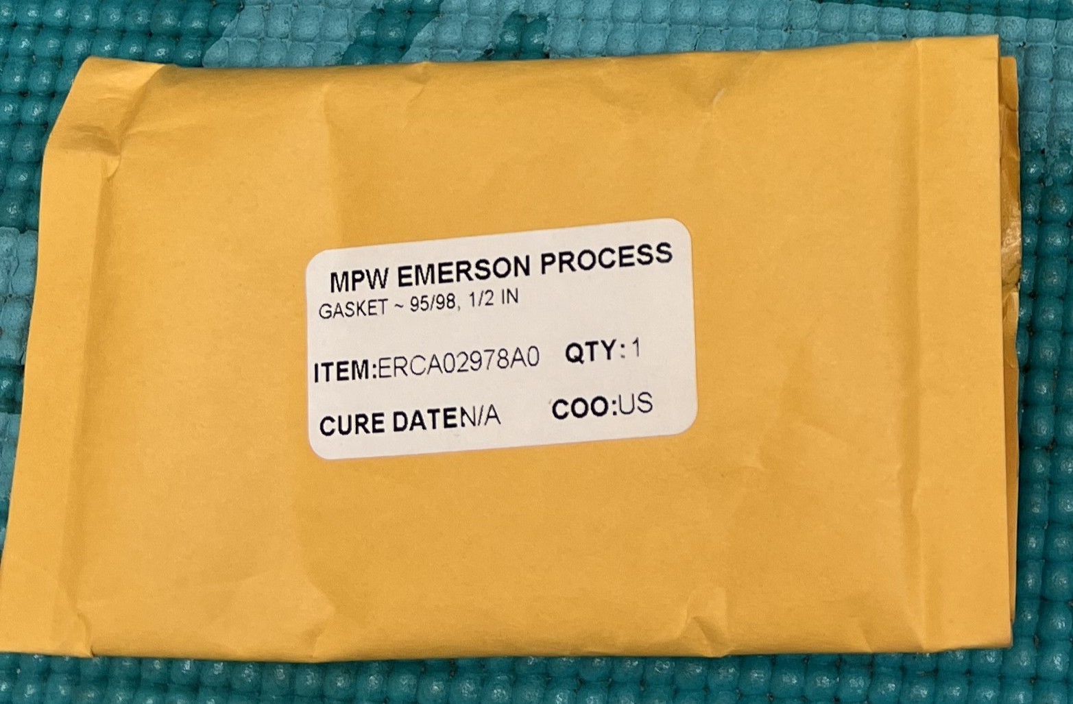 ERCA00485A0 Gasket Set for RMR95HX0042 Pressure regulator