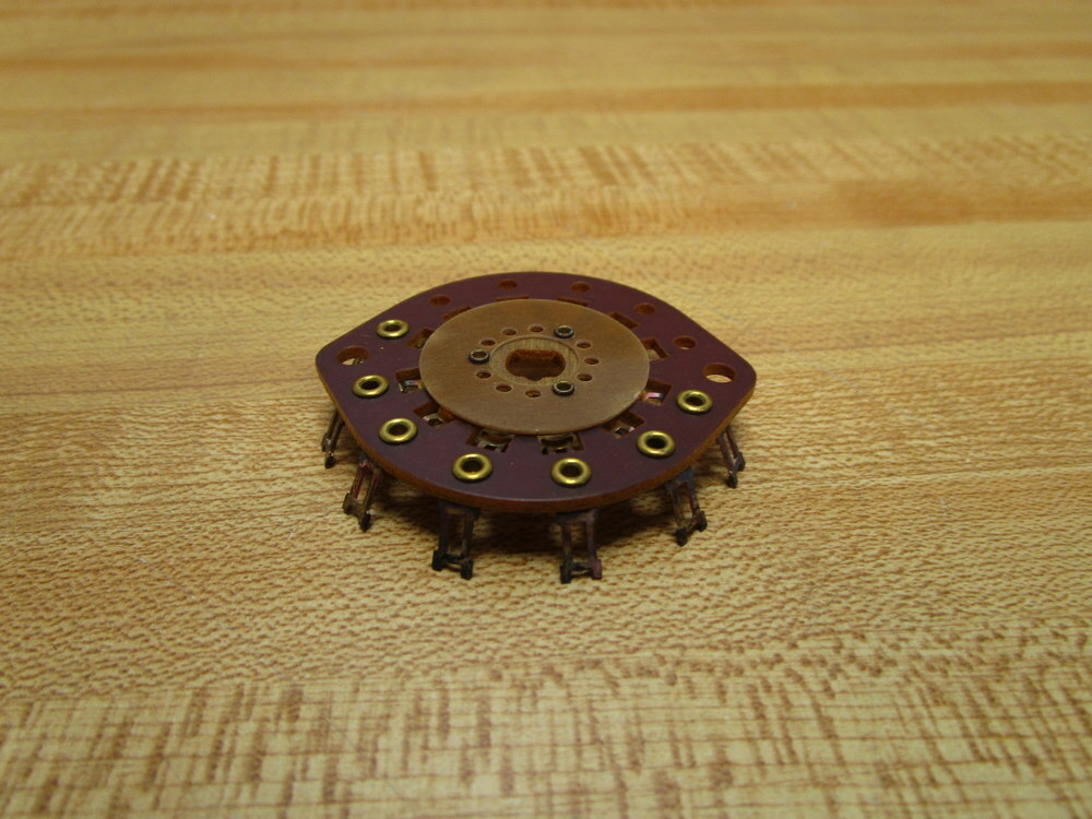 Centralab 1 POL-6 POS Rotary Switch Wafer AD 1 POL-6 POS (Pack of 2)