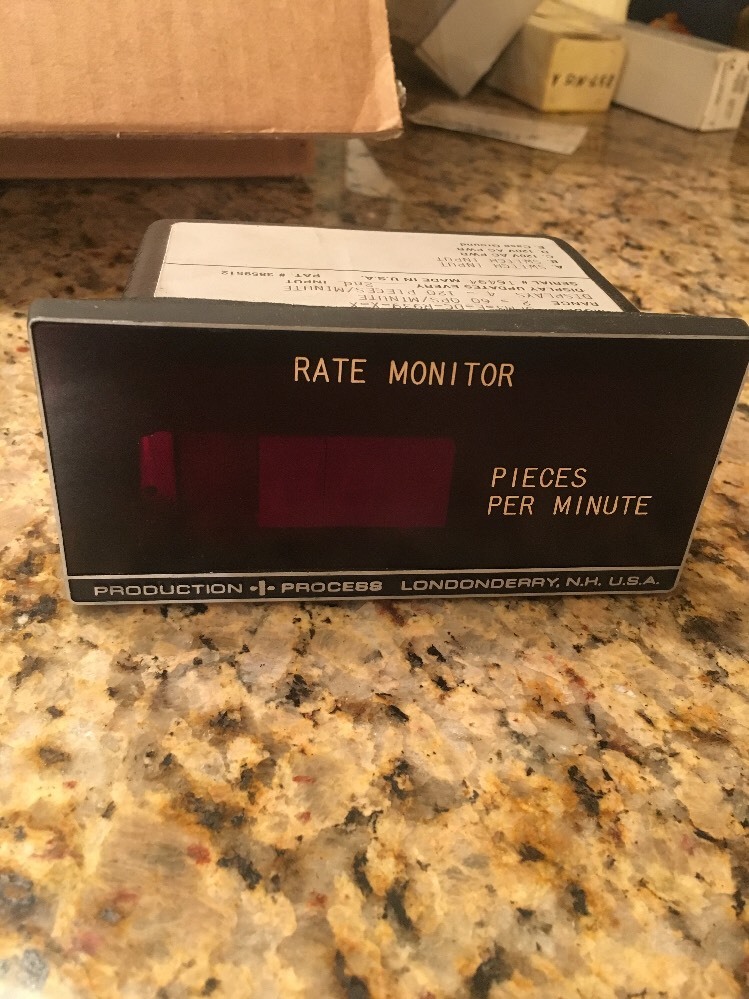 PRODUCTION PROCESS OPM3-E-DC-R939-X-X RATE MONITOR **NEW**