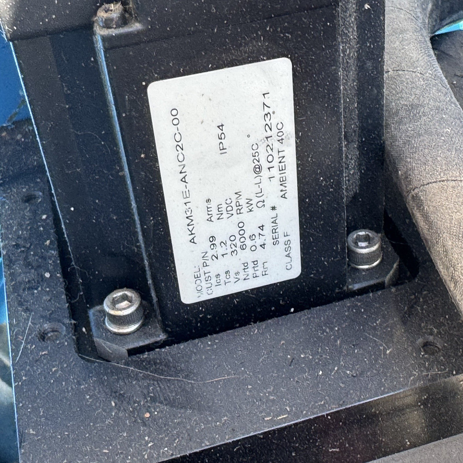 Exlar IX Series IX40-2401-NB-P10-KM3-PF-XH 50643 Roller Screw AKM31E-ANC2C00