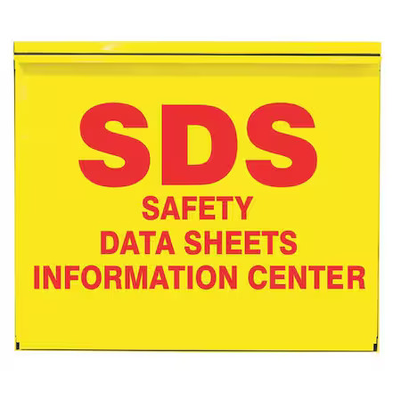 Accuform Zrs389 Right To Know Center, Sds Safety Data Sheets Information