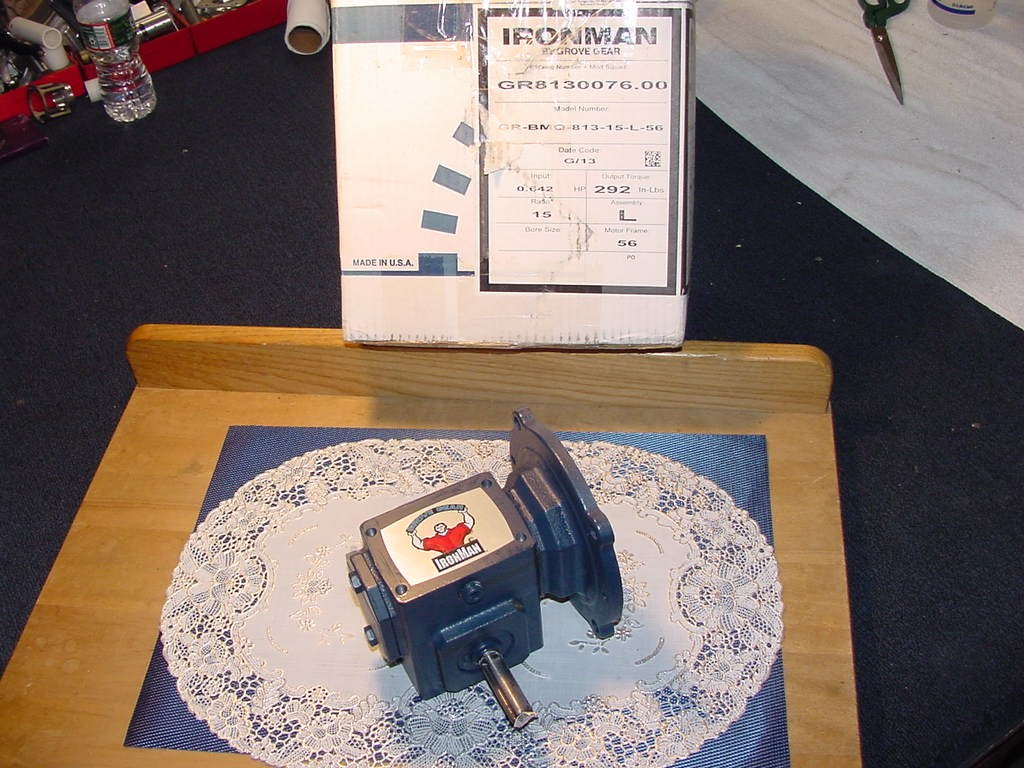 Ironman GR8130076.00, Single-Reduction Worm Gear Speed Reducer, GR-BMQ813-15-L-5
