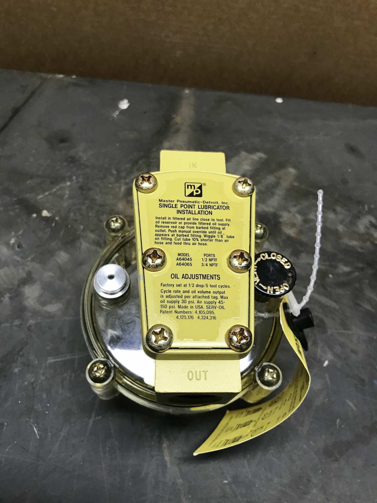 Master Pneumatic A64045 Lubricator Kit