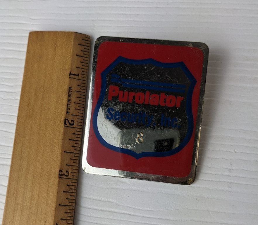 PUROLATOR SECURITY, INC. #8 – pin brooch as is