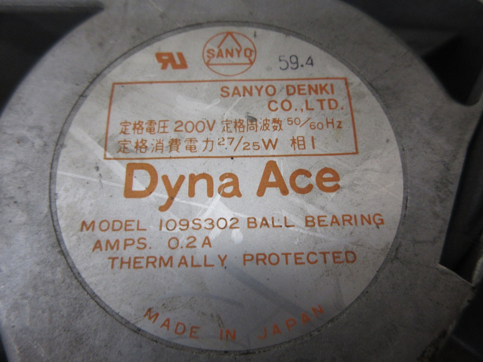 DYNA ACE 109S302 0.2A 59.4 1O9S302 LOT OF 4 PIECES