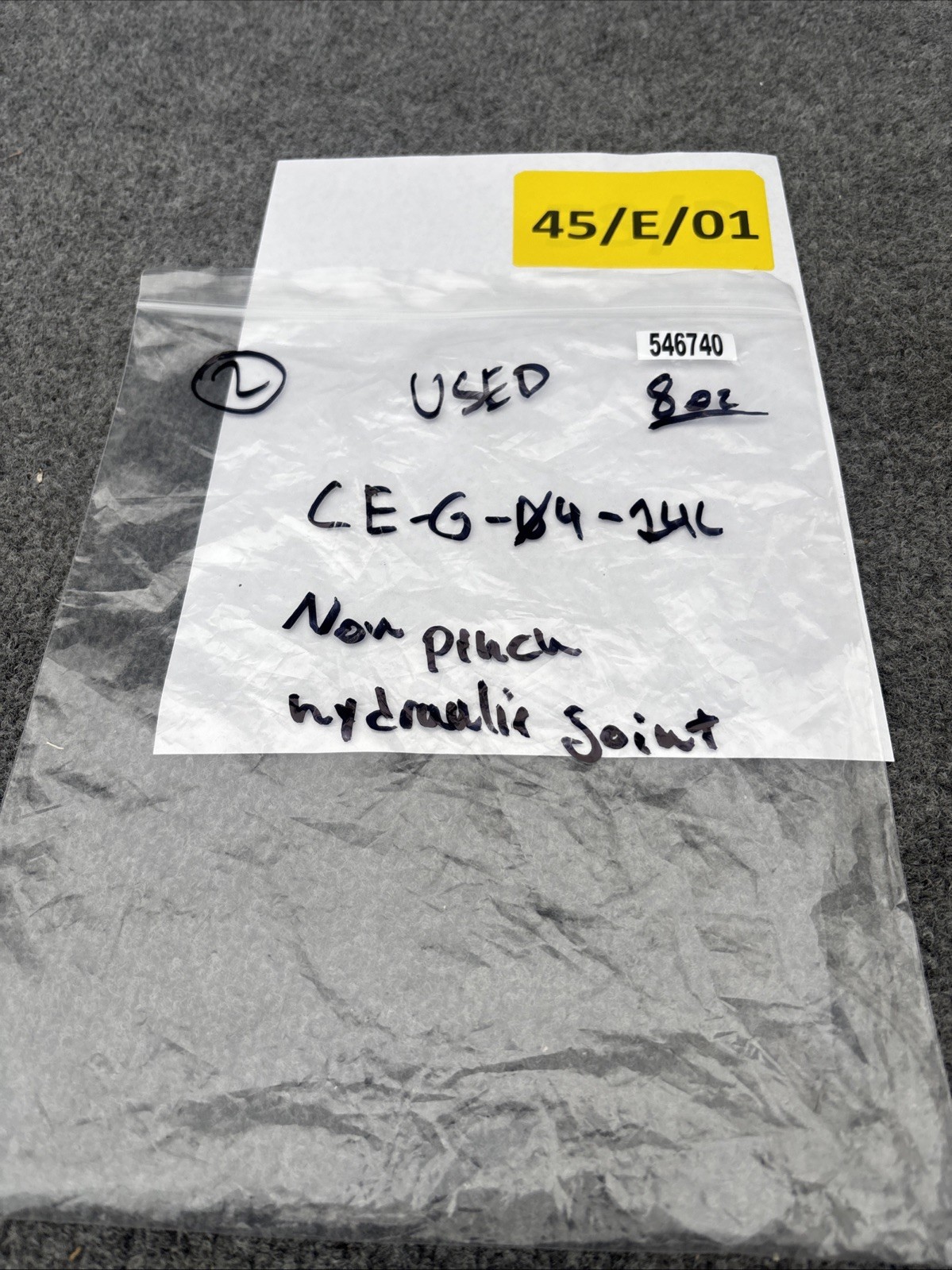 CE-G-04-14L Non pinch hydraulic joint New Other