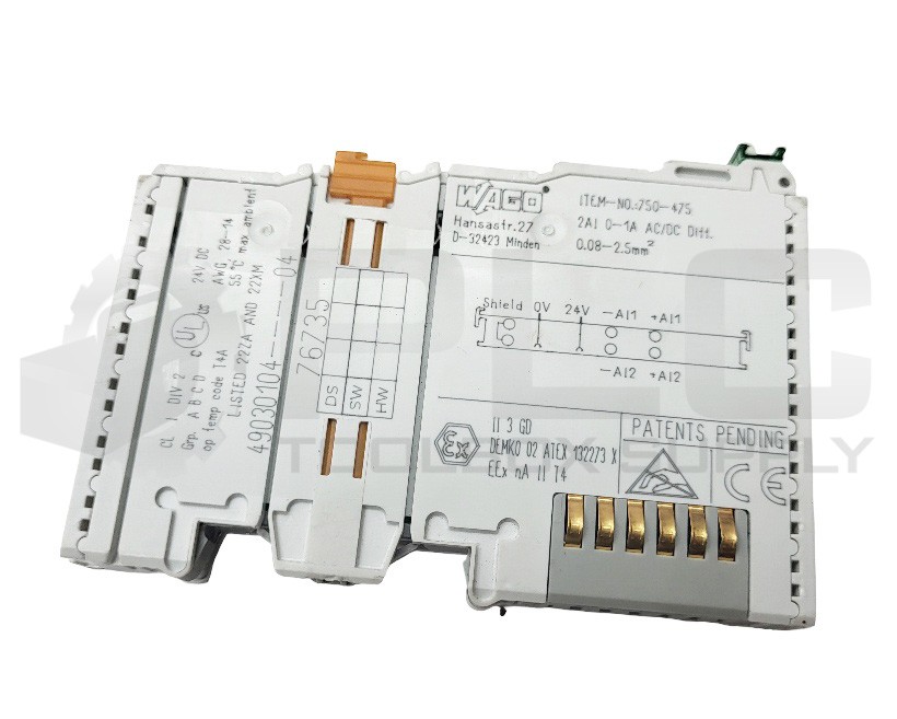 WAGO 750-475 INPUT MODULE 24VDC