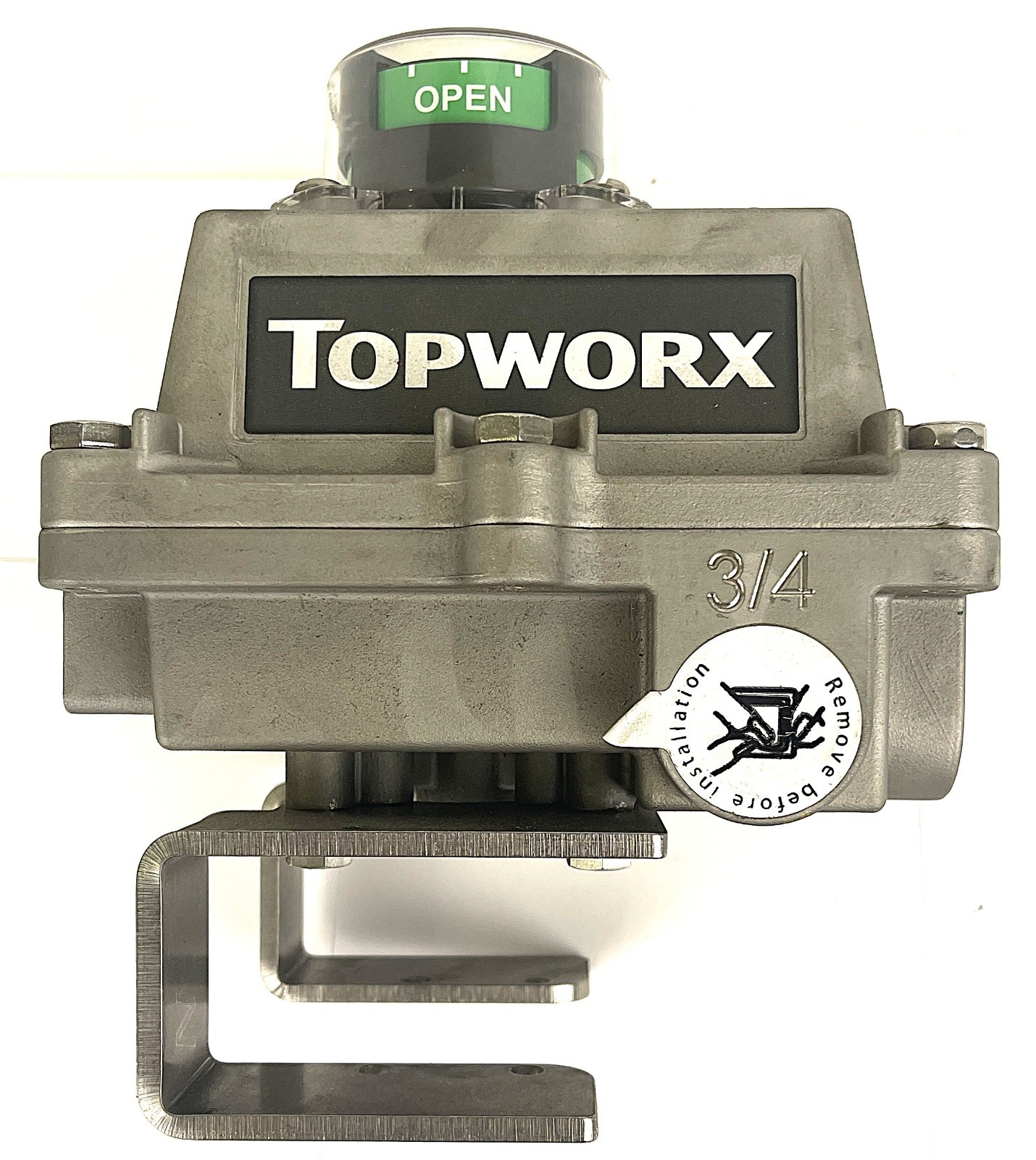 TOPWORX, DXS-L21GSEB, 3/4″ NPT, 316 SST, 120 VAC, DISPLAY GREEN OPEN, NEW