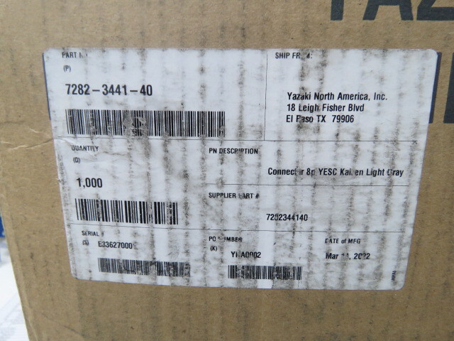 YAZAKI 7282-3441-40 Qty of 20 per Lot YAZAKI 7282-3441-40