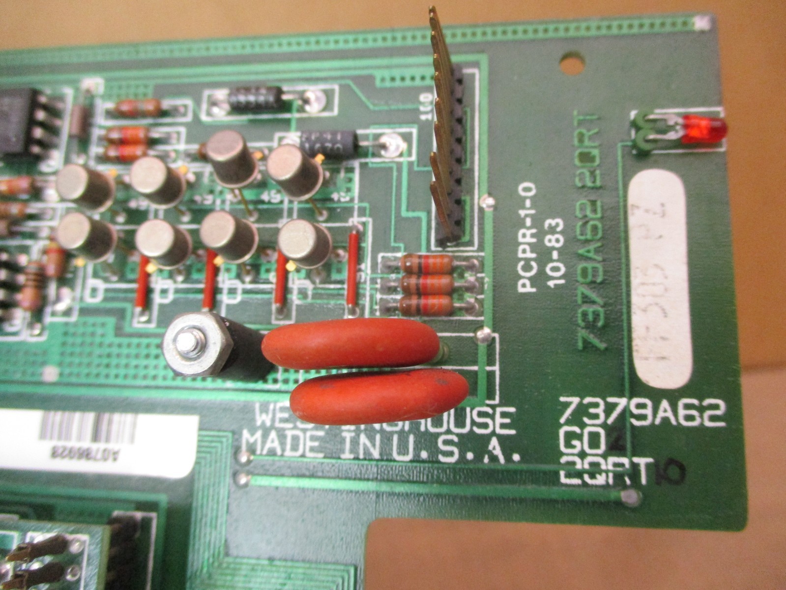 Westinghouse 7379A62 G02 2QRT10 SUB 7379A90 2FILM4 2FILM3 PCPR-1-0 53219HI
