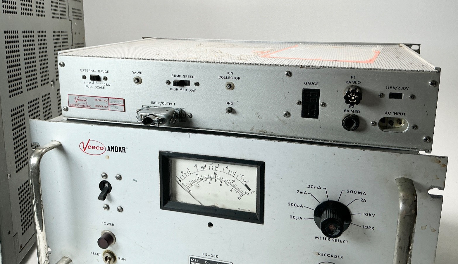 Veeco Instruments Vintage Lab Equipment Lot of 5 Test Units MIT USAF Provenance