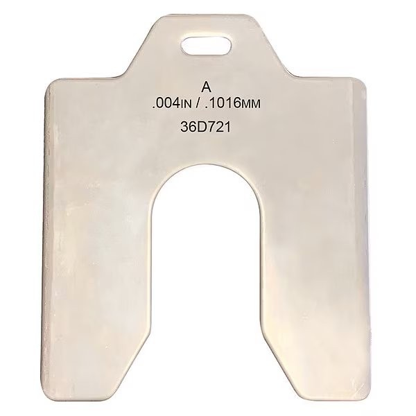 Zoro Select Slotted Shim 2 x 2″ x 0.004″