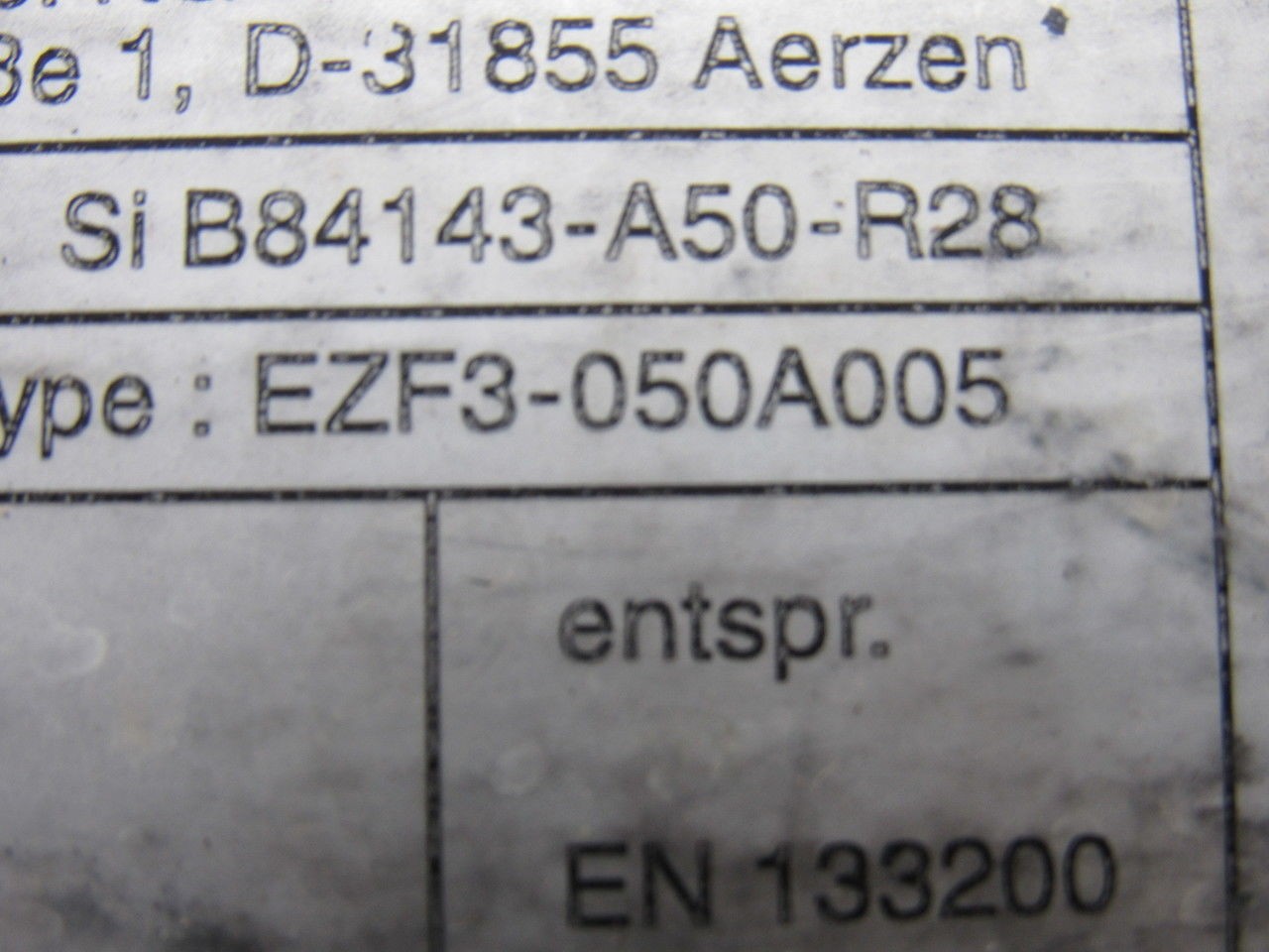 Lenze EZF3-050A005 RFI Line Filter 500V 3x50A 50/60Hz