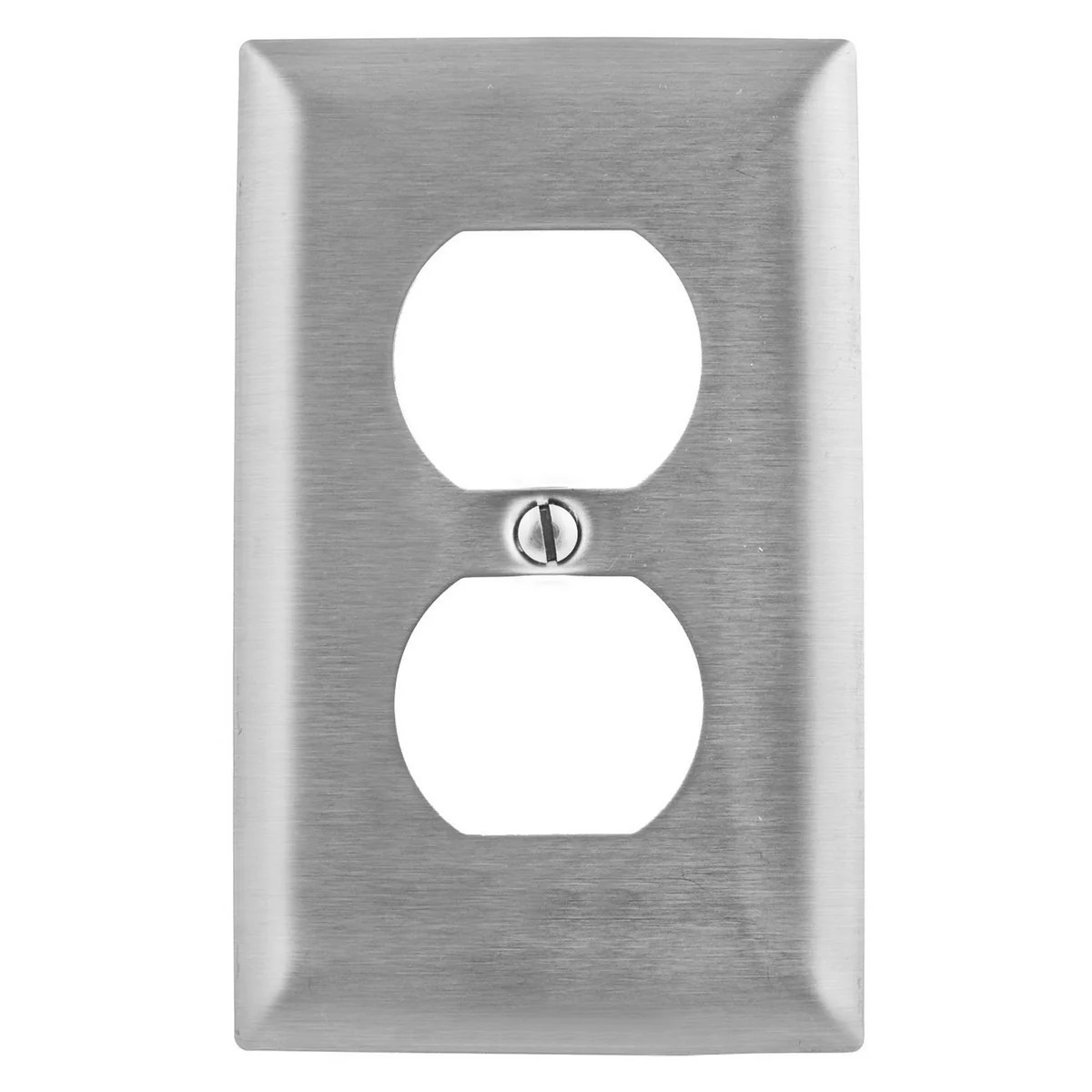 Hubbell SS8 Stainless Steel 100Pc Flush Cover Plates