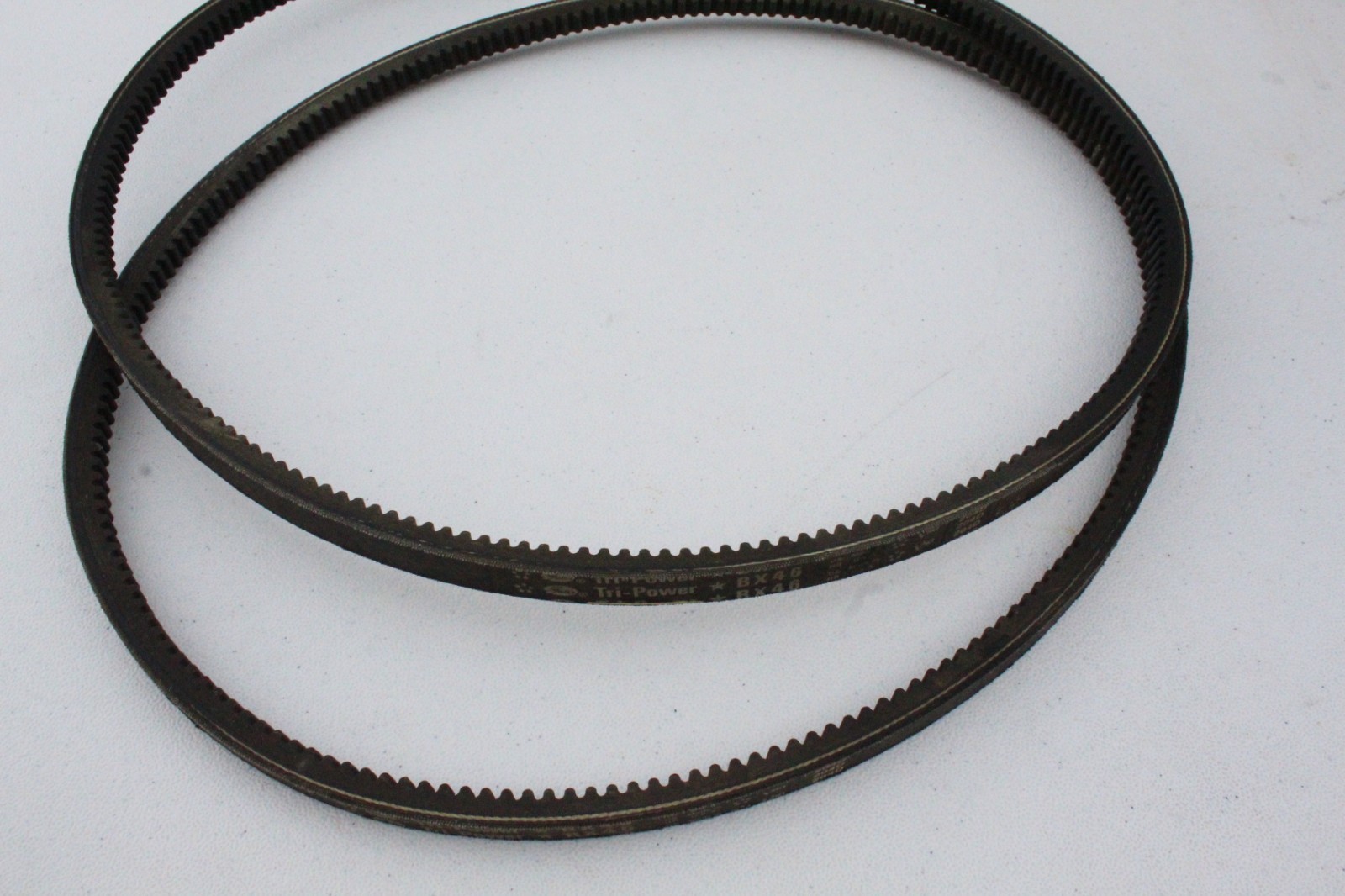 Lot of 2 Gates Tri-power BX46 Cogged V Belt 5/8″ x 49″
