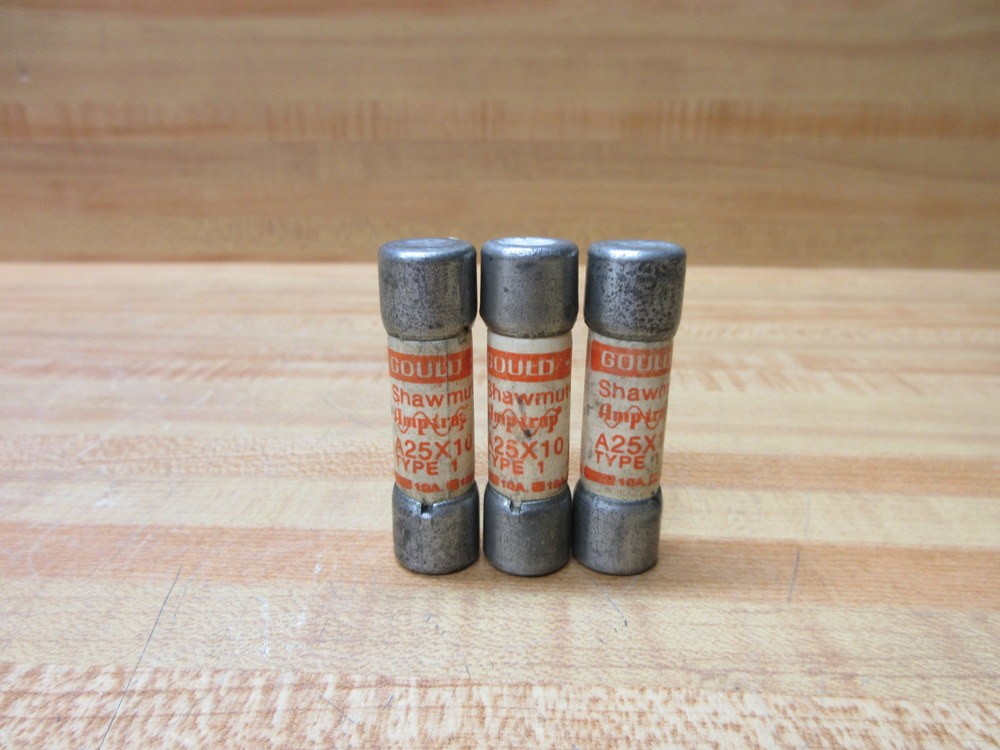 Gould Shawmut Ferraz Amp-Trap A25X10-1 Mersen Fuse A25X10