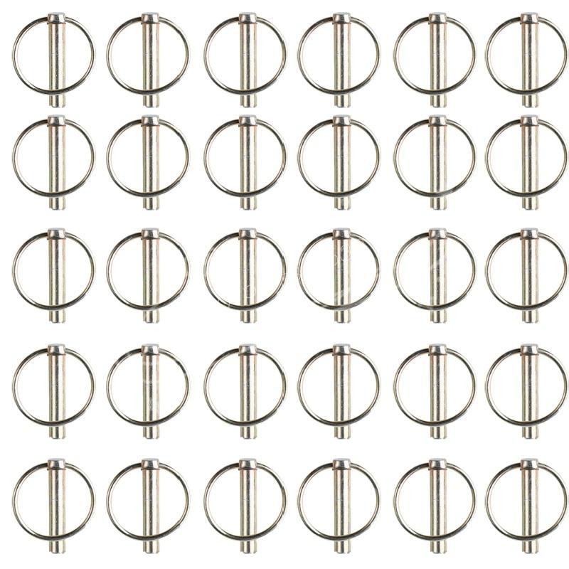 PN07 Set of (30) 3/8″ Implement Lynch Pins Fits Three-Point Tractor Hitches