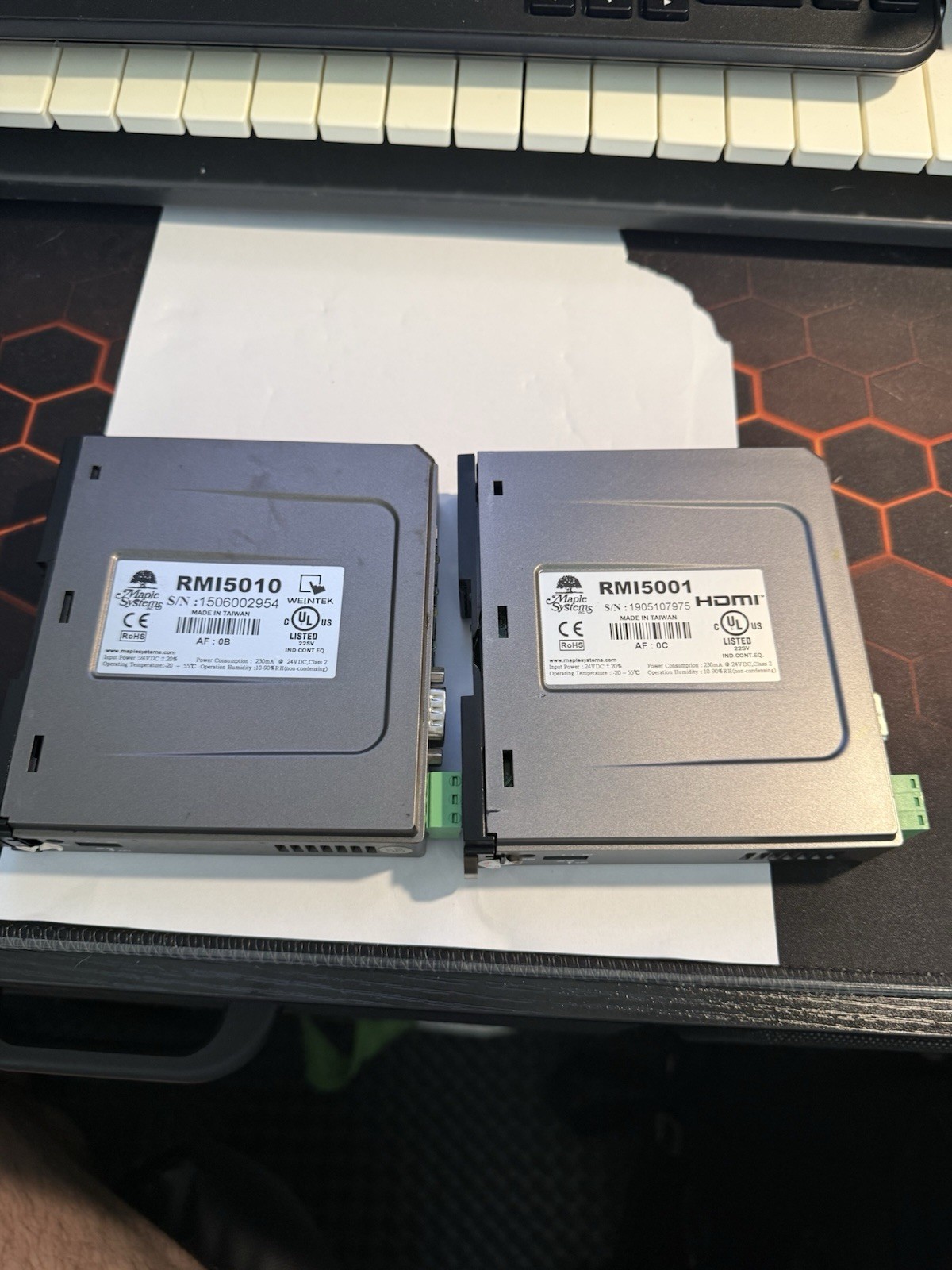 LOT OF 2 MAPLE SYSTEMS RMI5010 & RMI5001 For Parts Only Untested
