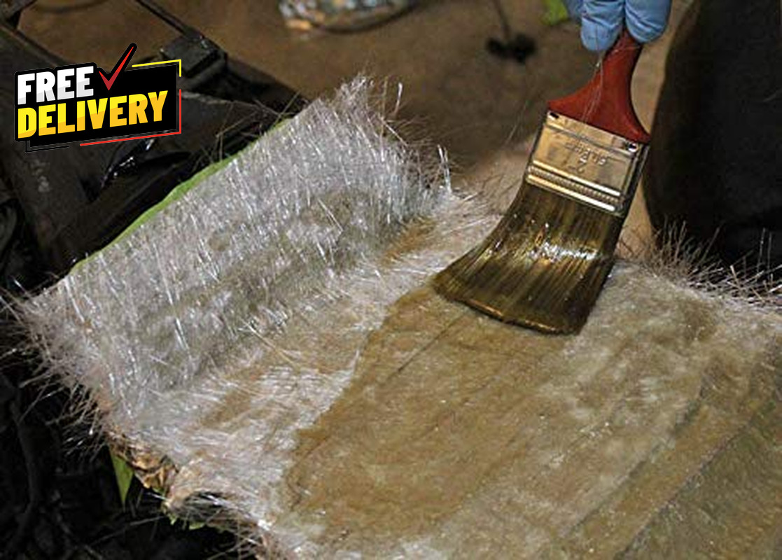 Fiberglass Chopped Strand Mat 1.5Oz-50″ Wide-30 Feet Long 10 Yards Waterproof..