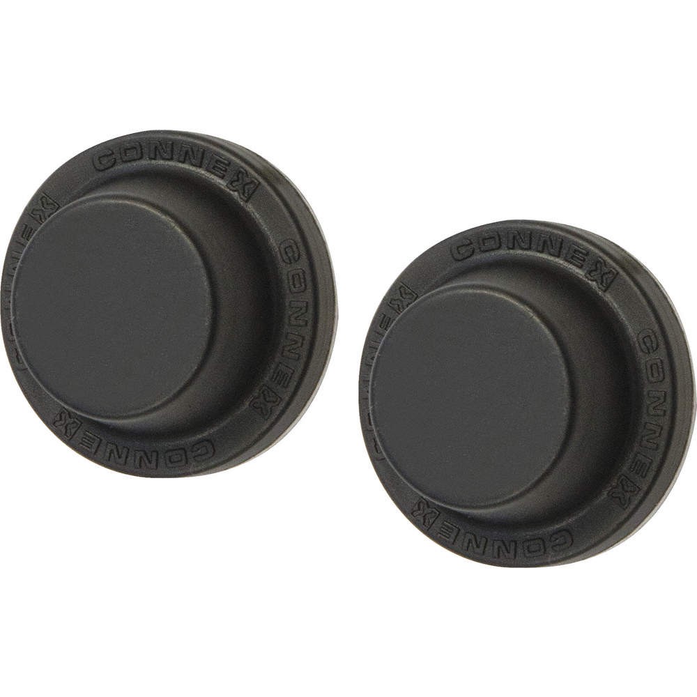 MAG-MATE D1BL Magnetic Door Holder,Plastic,Black 52YZ69