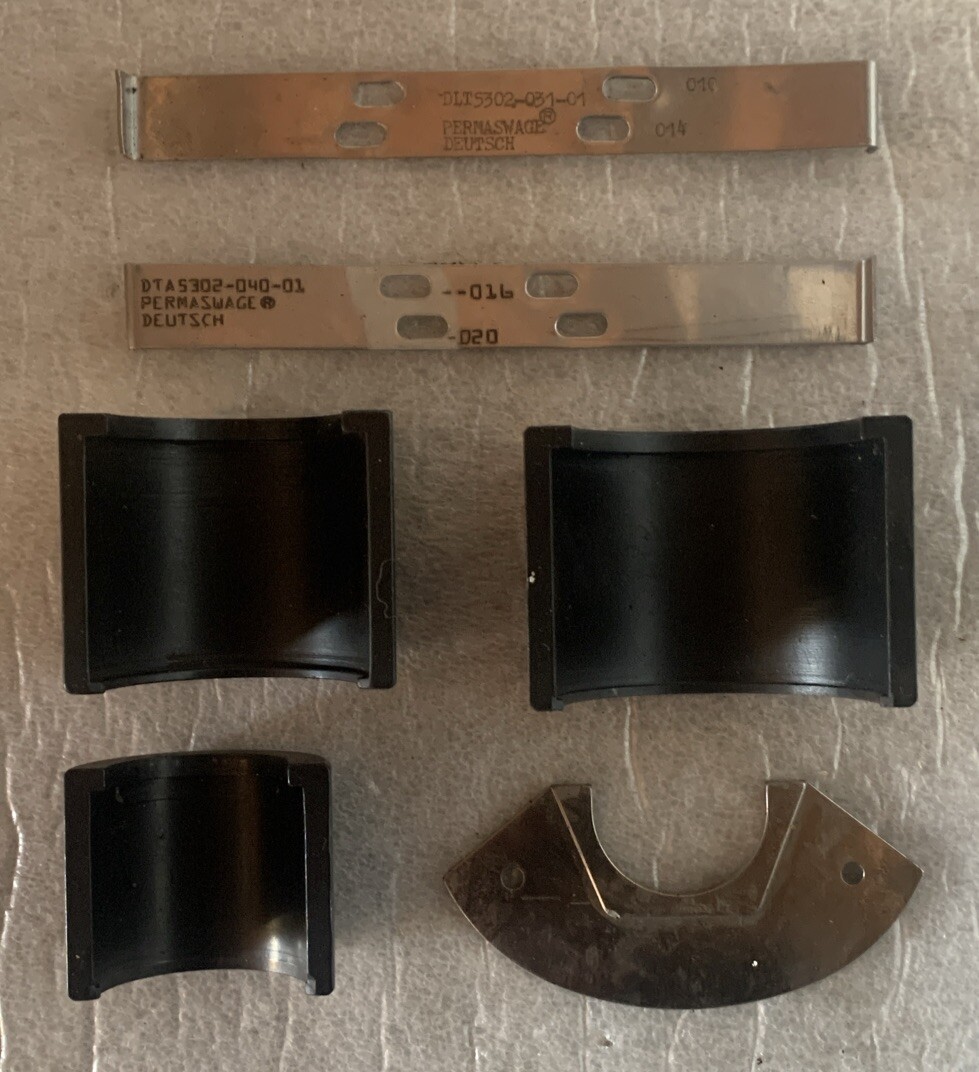 DEUTSCH DMC PERMASWAGE SWAGING TOOL KIT AIRCRAFT SWAGER **VERY LITTLE USE***