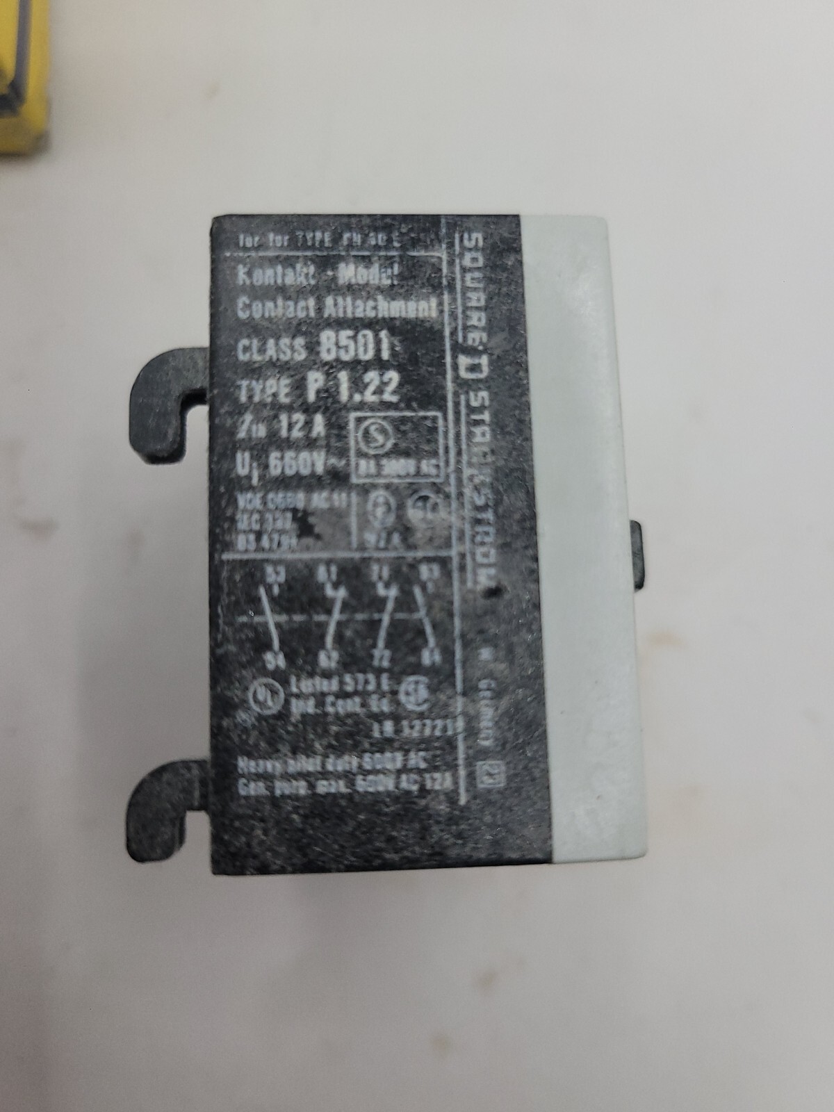 SCHNEIDER ELECTRIC 8501-P1.22 / 8501P122 (NEW OPEN BOX,
