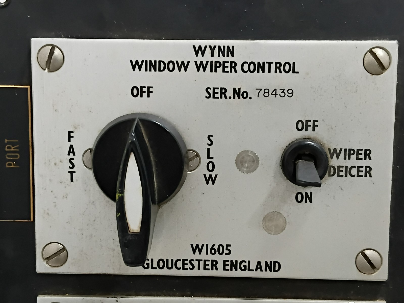 Horn Control Panel & Window Wiper Control Panel Kockum Sonics TI 50-1