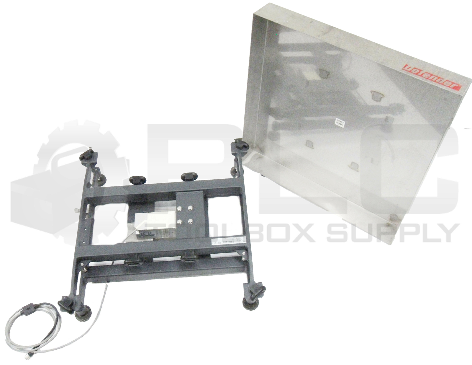 OHAUS CORP. D250RQV DEFENDER SCALE BASE CAPACITY: 250KG/500LB 24″ x 24″ *READ*
