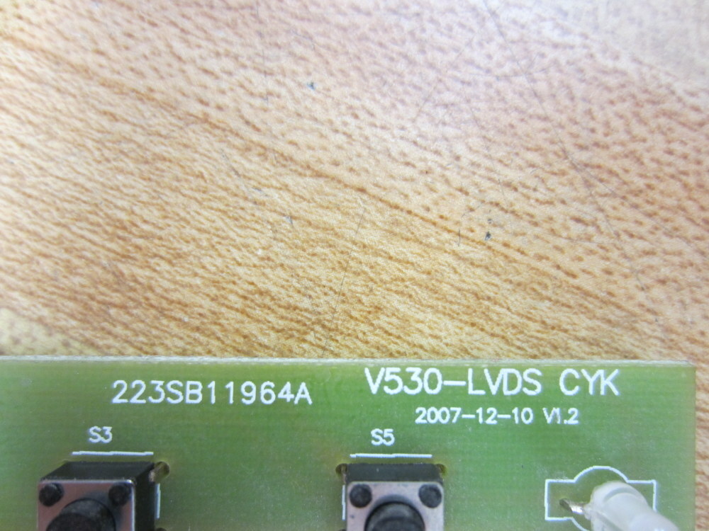 Part V530-LVDS CYK Keyboard V530LVDSCYK 223SB11964A