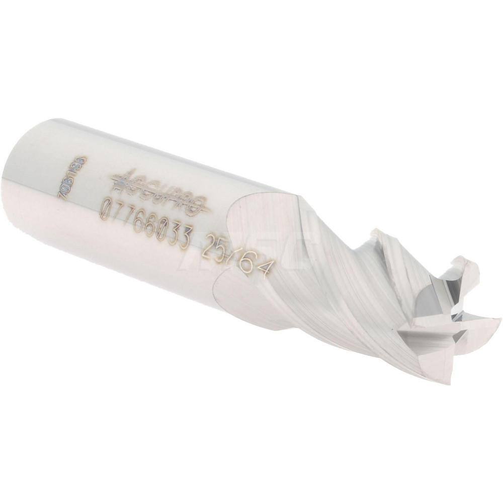 Accupro 12182898 Square End Mill: 25/64″ Dia, 5/8″ LOC, 7/16″ Shank, 2″ OAL