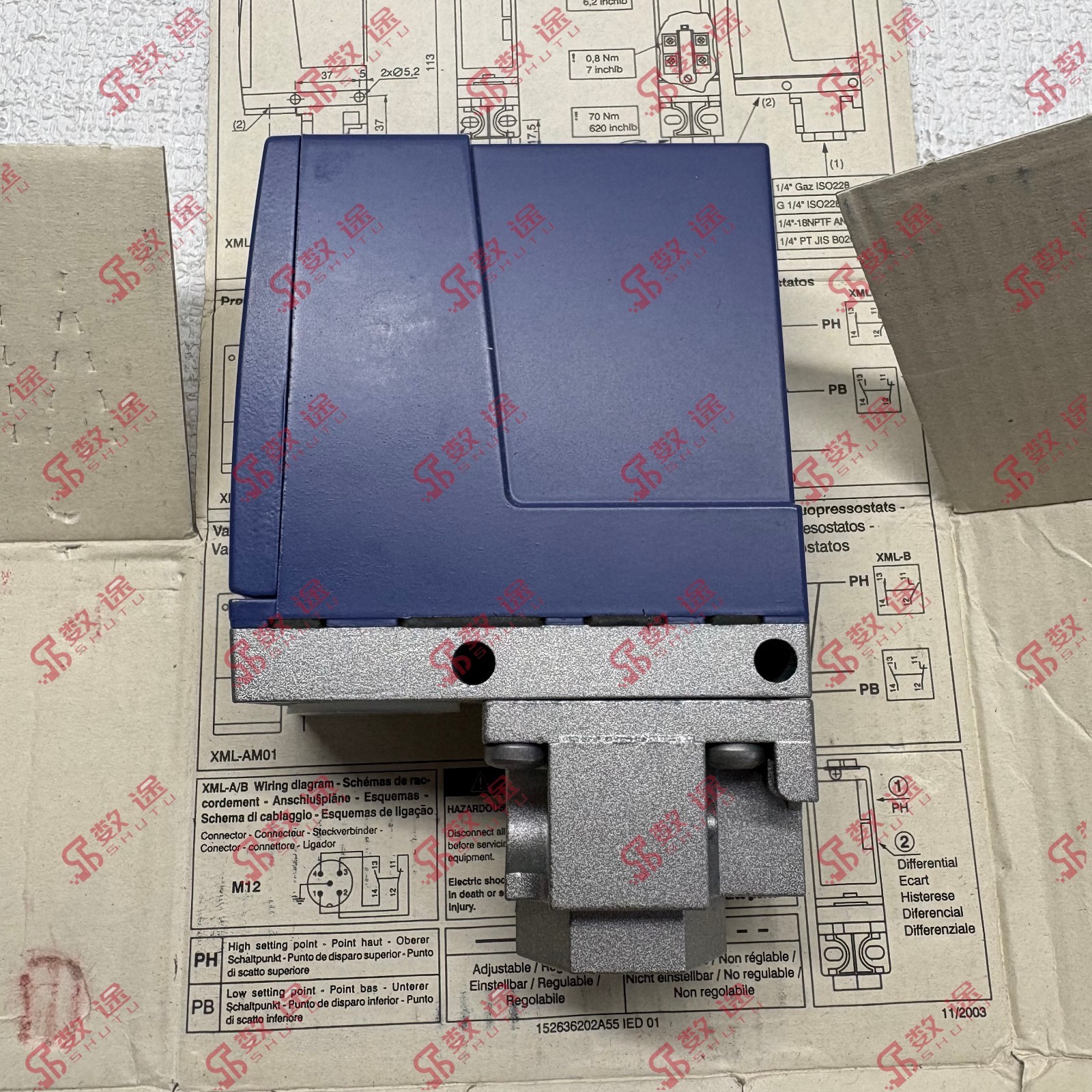 Schneider/Telemecanique XMLA004C2S11 Pressure switch#1pcs new in box