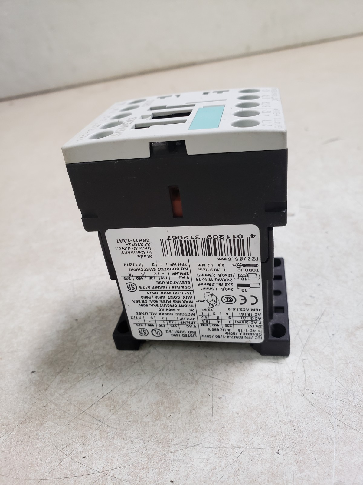 Siemens 3RT1316-1BB40 Contactor